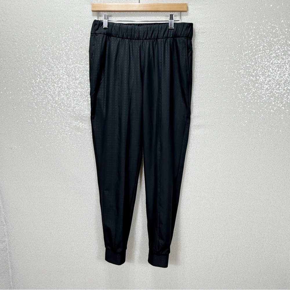 Nike Women’s Dri-Fit Golf Pants UV UPF 40+ Standard Fit Black Grid Pattern - Picture 12 of 12